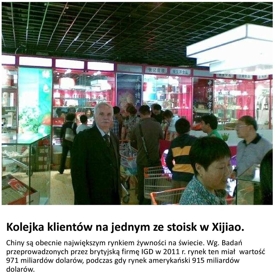 Badań przeprowadzonych przez brytyjską firmę IGD w 2011 r.