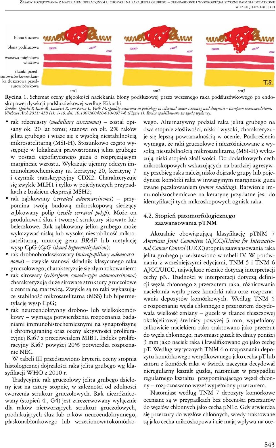 W porównaniu z wcześniejszymi edycjami, TNM 5 i TNM 6 AJCC/UICC, największe różnice dotyczą interpretacji cechy pn.