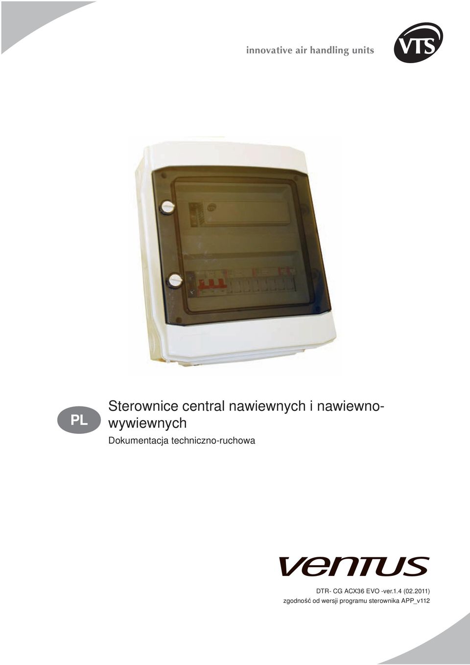 techniczno-ruchowa DTR- CG ACX36 EVO -ver.