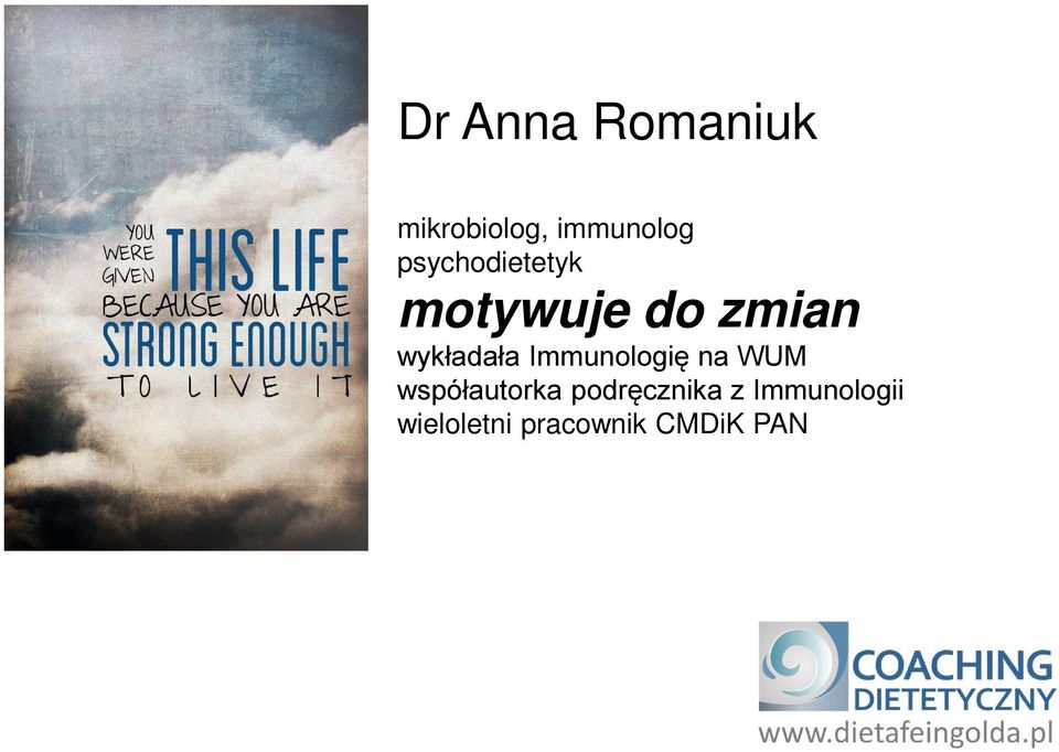 Immunologię na WUM współautorka
