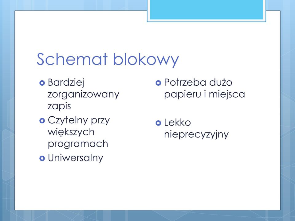 większych programach Uniwersalny