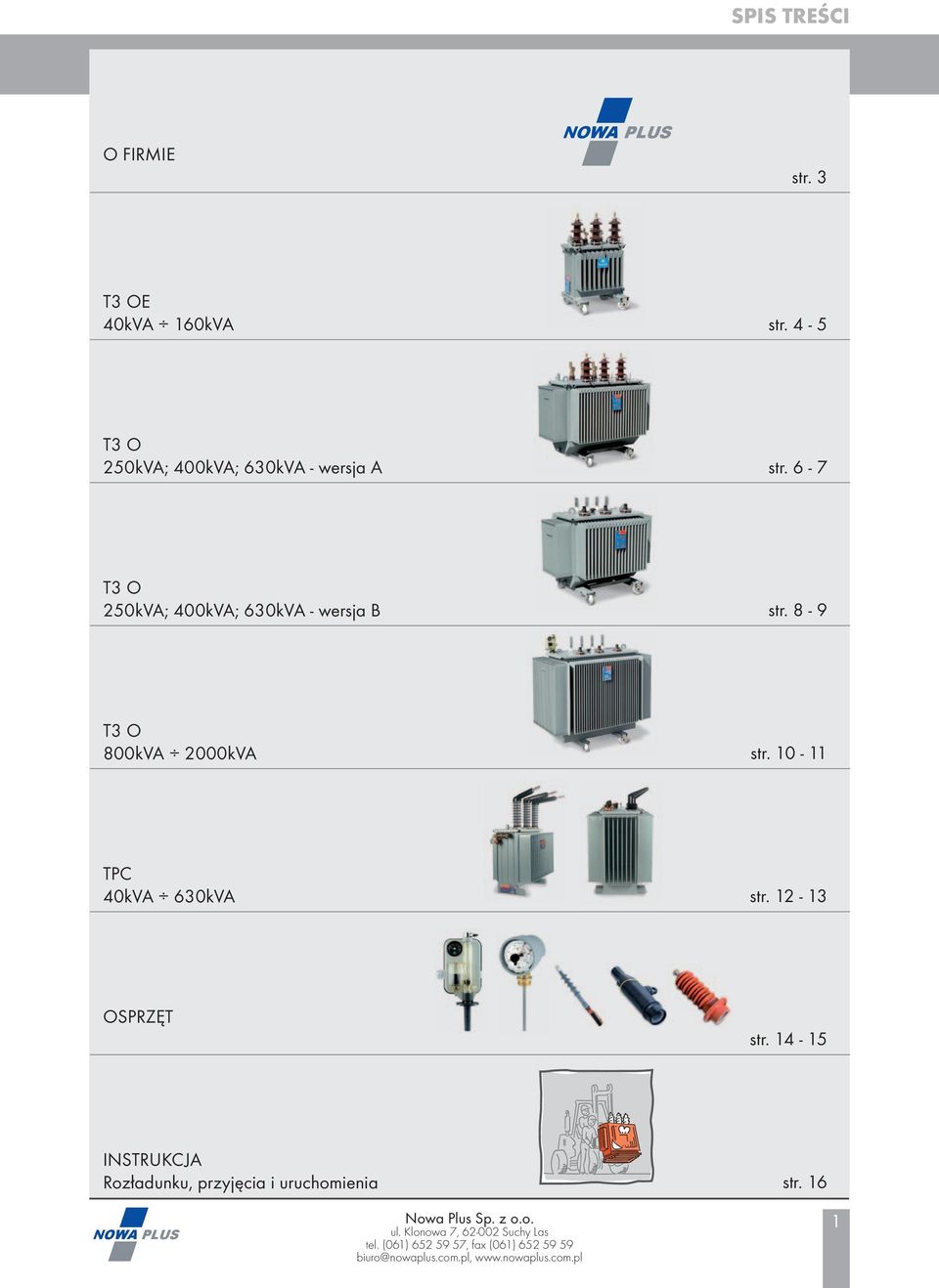 6-7 T3 O 250kVA; 400kVA; 630kVA - wersja B str.