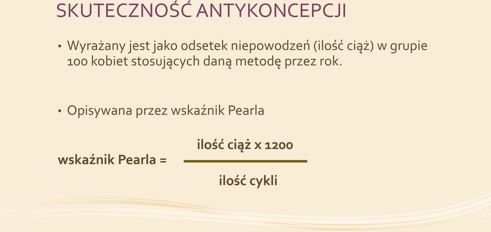 stosujących daną metodę przez rok.