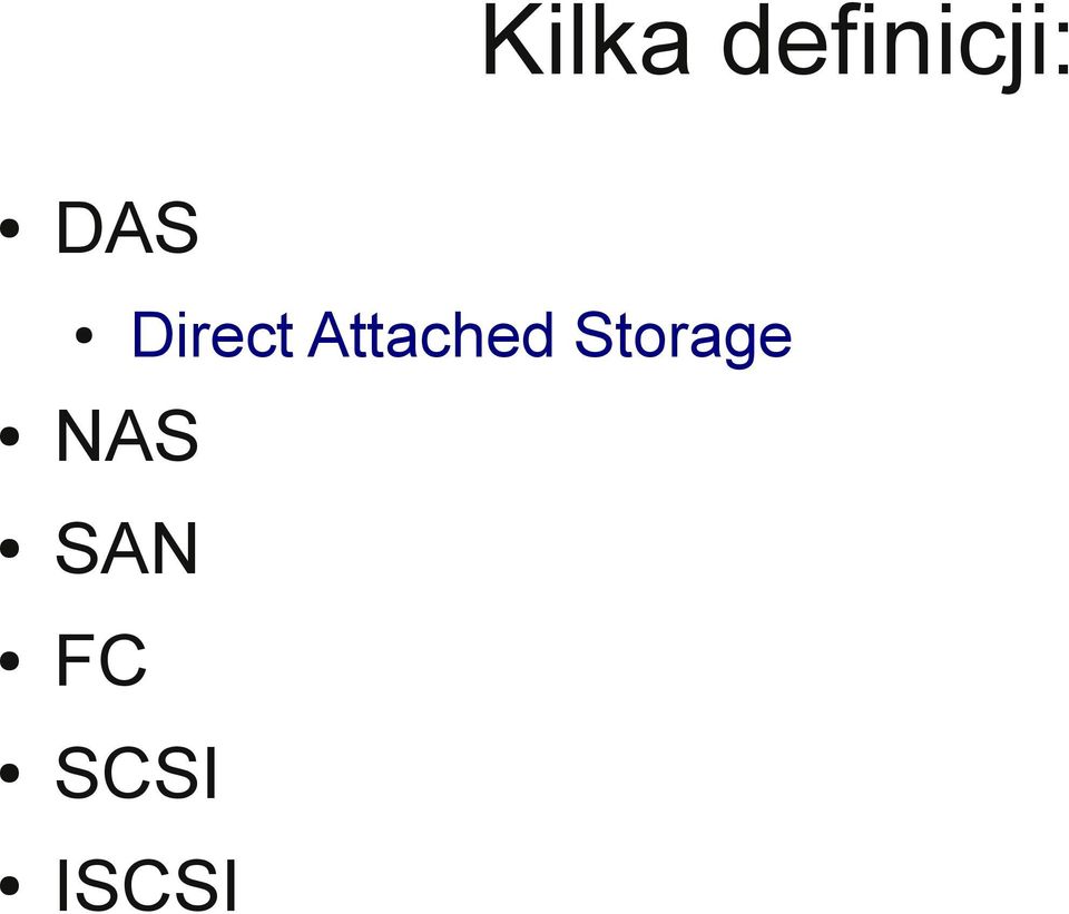 Attached Storage