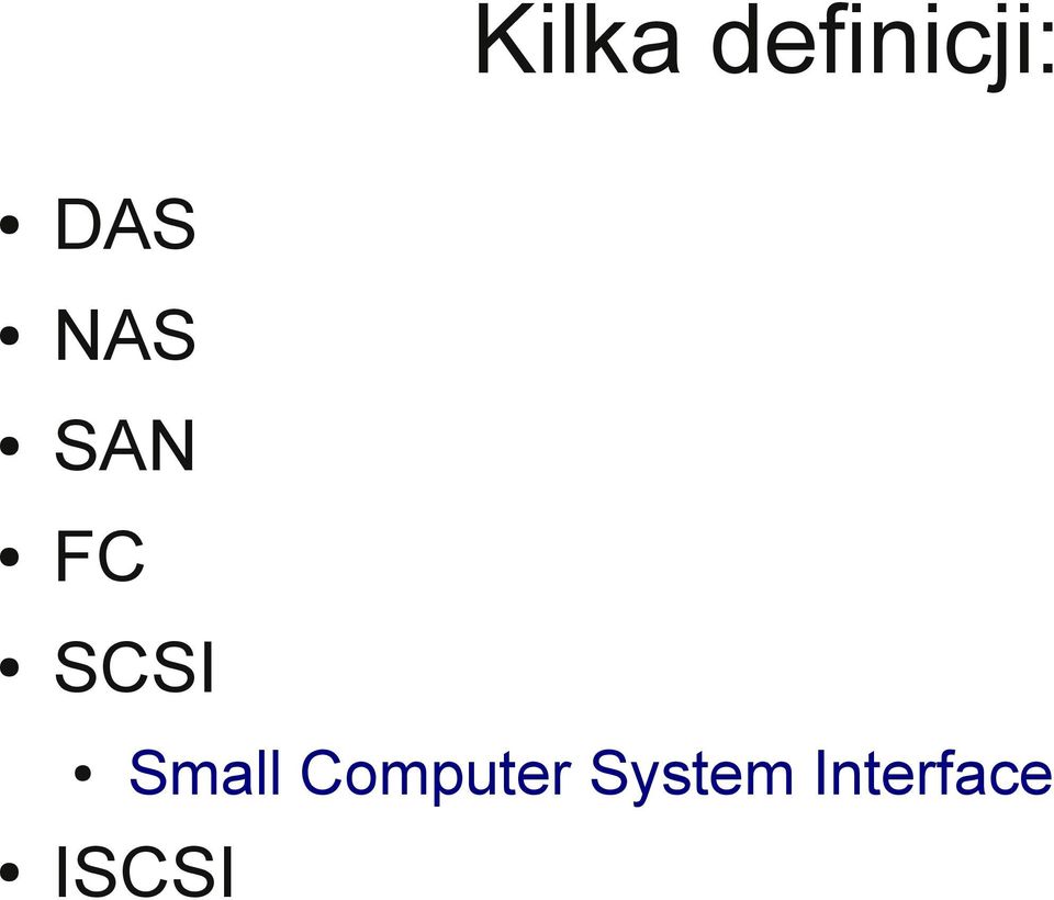 SCSI Small
