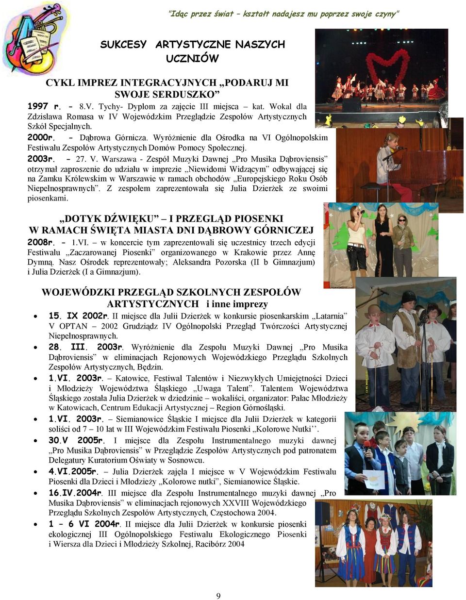 Wyróżnienie dla Ośrodka na VI