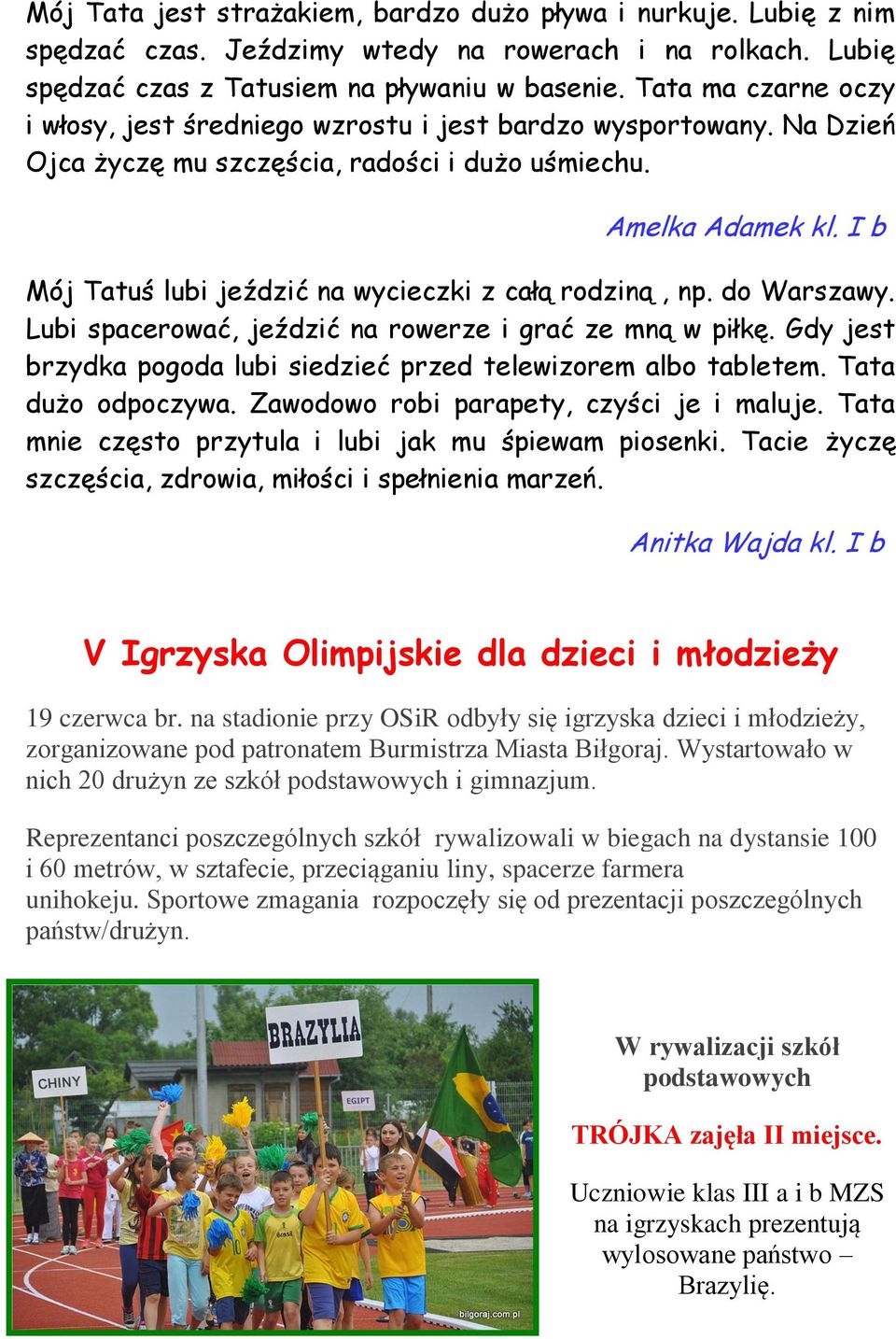 21czerwca Pierwszy Dzien Lata Najdluzszy Dzien W Roku 23 Czerwca Dzien Taty 26 Czerwca Wakacje Rady I Porady Na Wakacyjne Dni Pdf Free Download