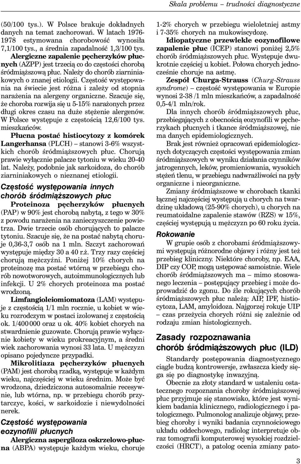 Częstość występowania na świecie jest różna i zależy od stopnia narażenia na alergeny organiczne.