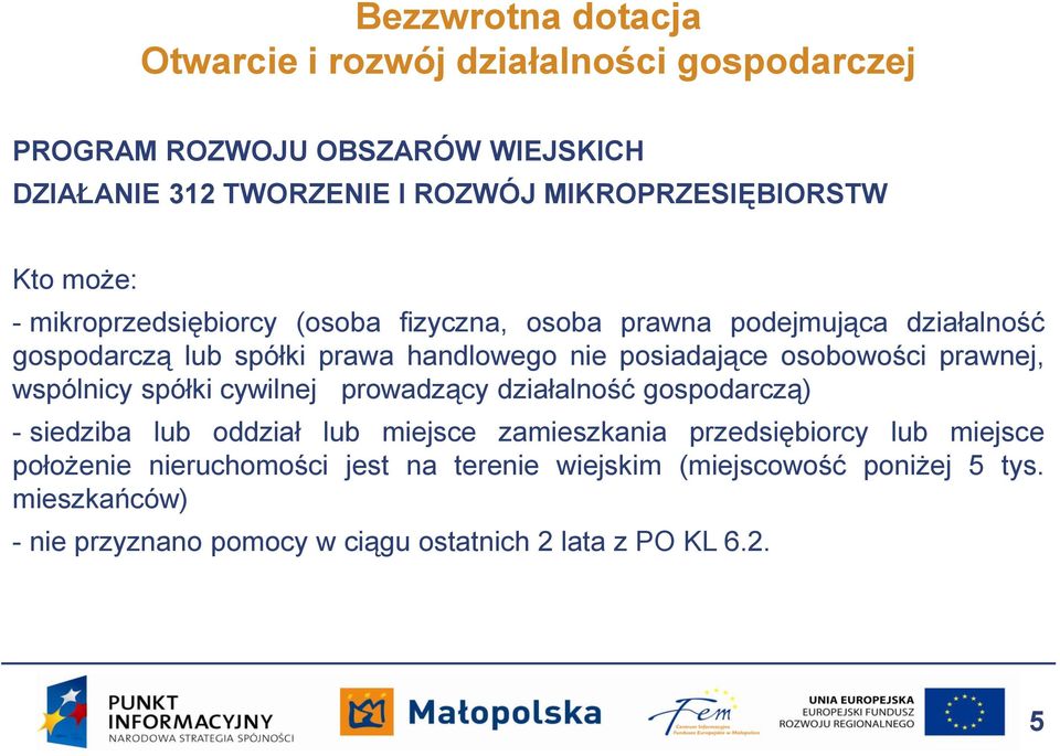 osobowości prawnej, wspólnicy spółki cywilnej prowadzący działalność gospodarczą) - siedziba lub oddział lub miejsce zamieszkania przedsiębiorcy lub