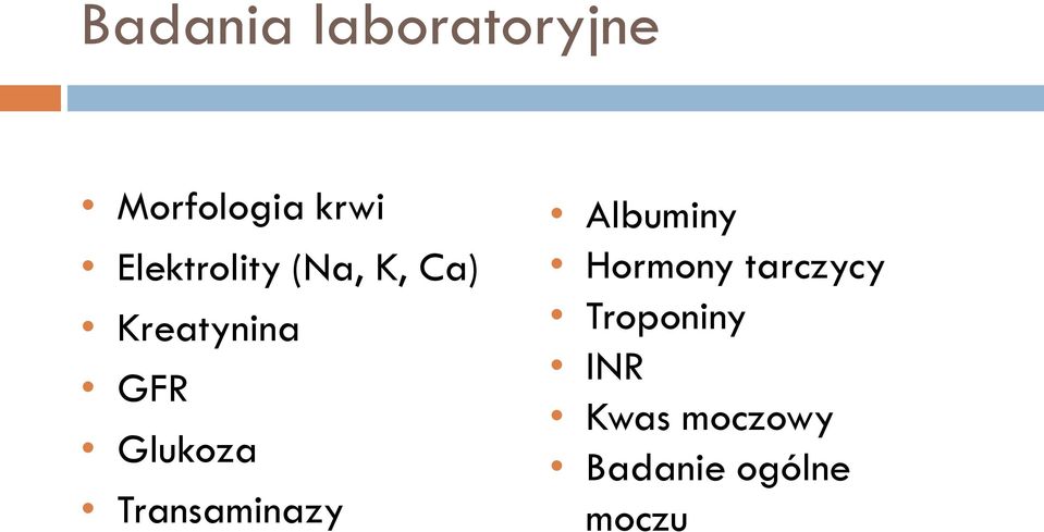 Glukoza Transaminazy Albuminy Hormony