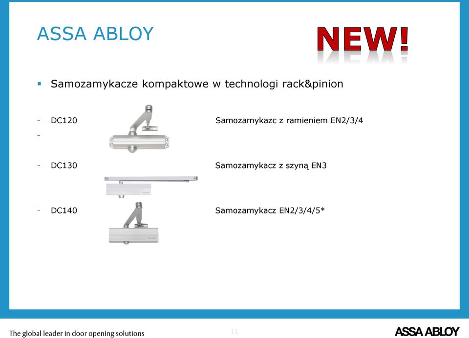 Samozamykazc z ramieniem EN2/3/4 - - DC130