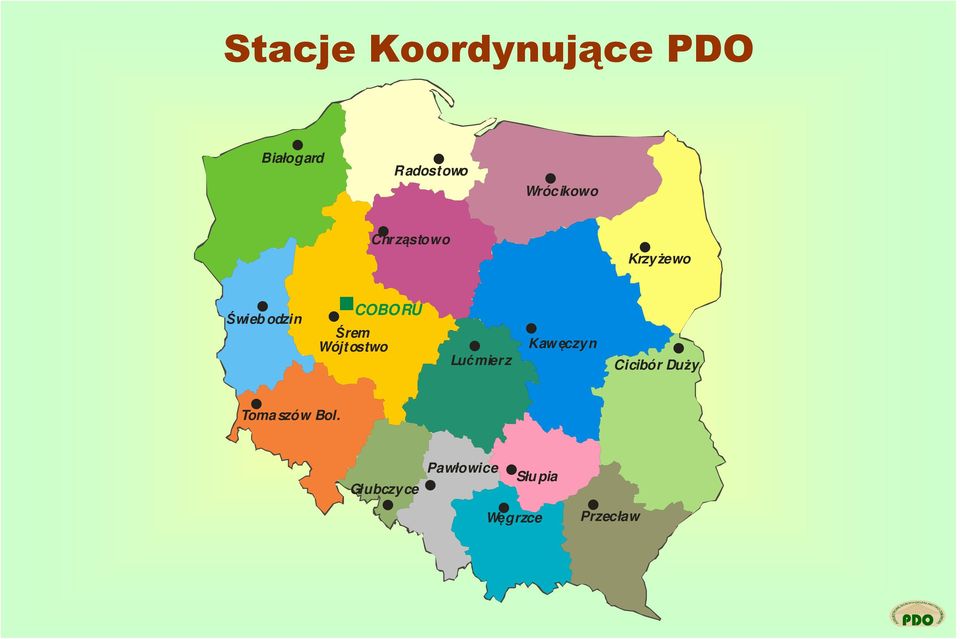 Śrem Wójtostwo Lućmier z Kawęczyn Cicibór Duży