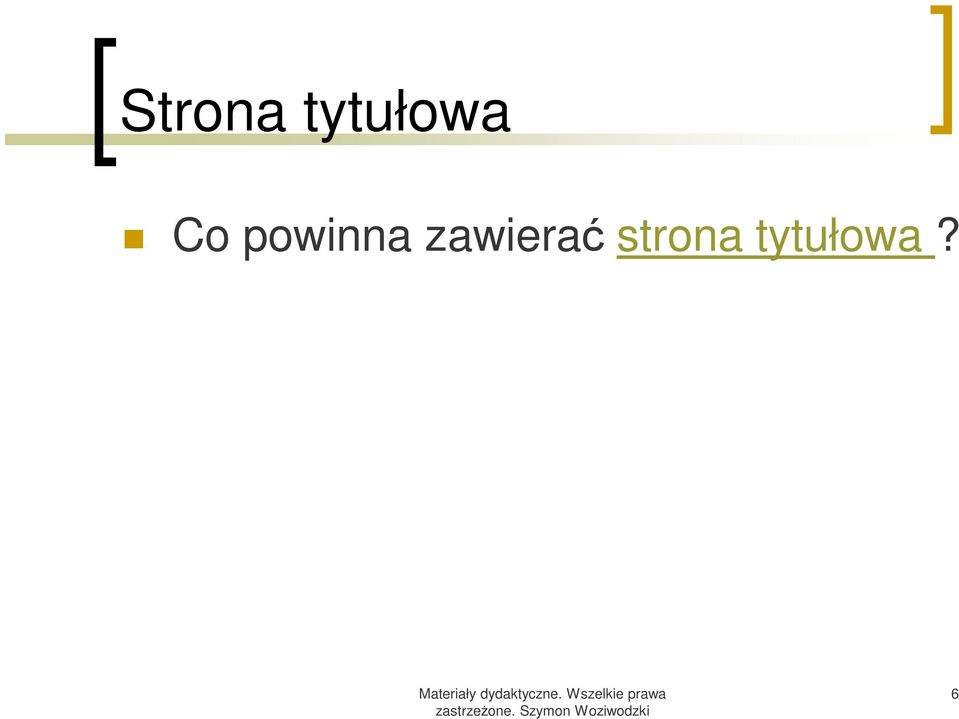 powinna