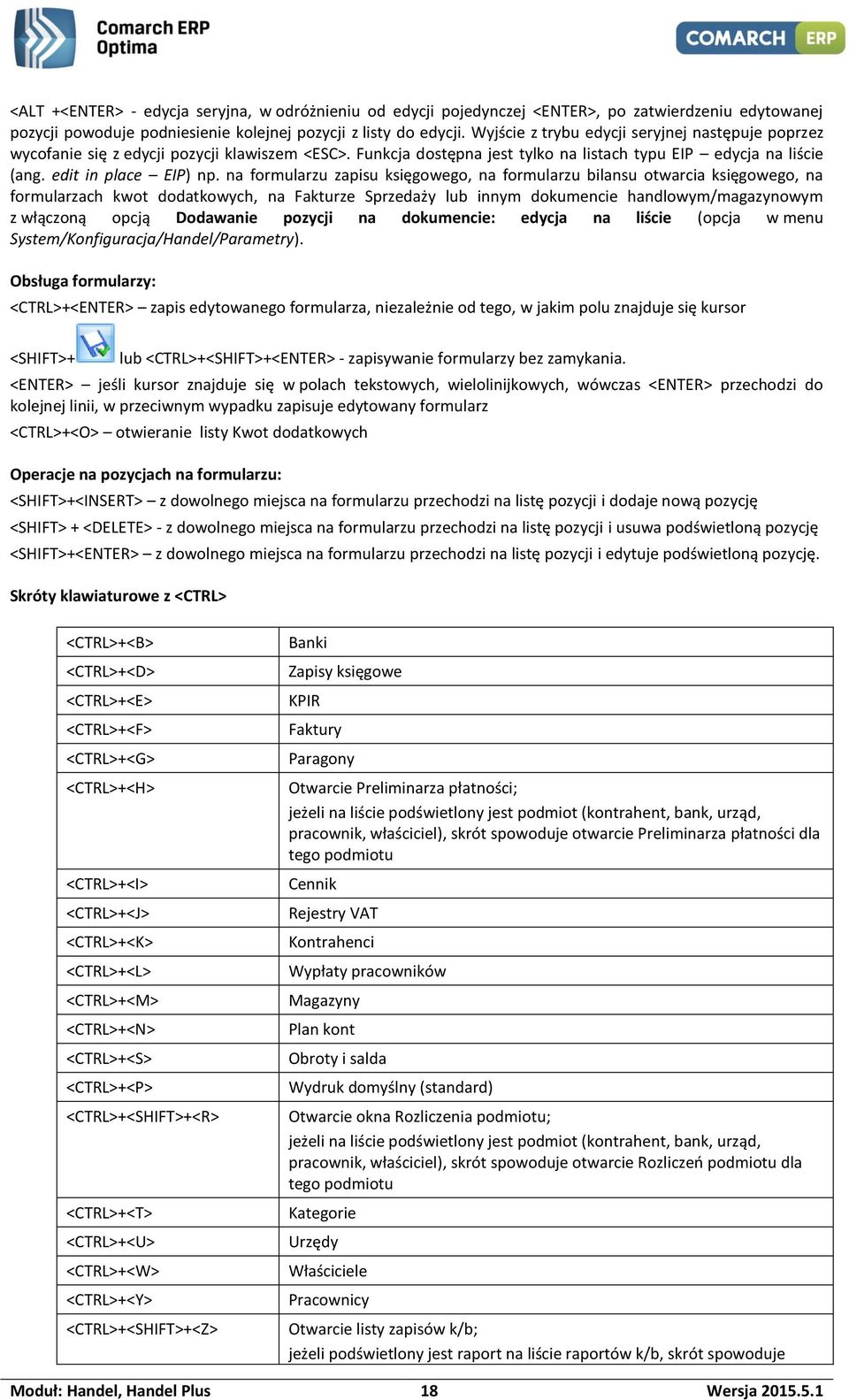 na formularzu zapisu księgowego, na formularzu bilansu otwarcia księgowego, na formularzach kwot dodatkowych, na Fakturze Sprzedaży lub innym dokumencie handlowym/magazynowym z włączoną opcją