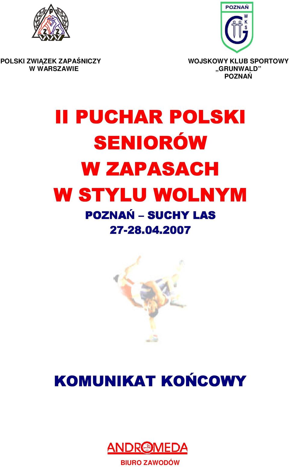 PUCHAR POLSKI SENIORÓW W ZAPASACH W STYLU