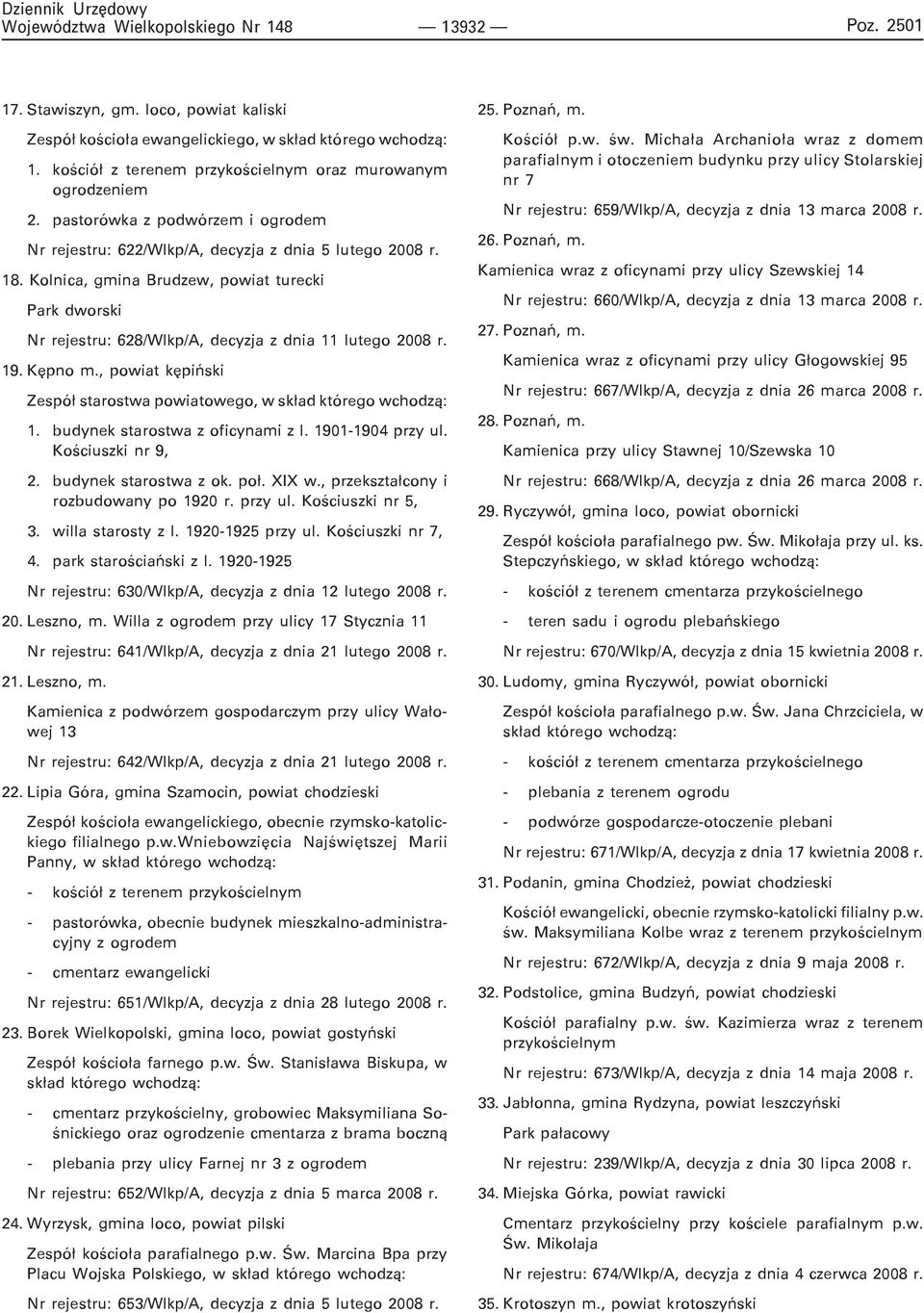 , powiat kêpiñski Zespó³ starostwa powiatowego, w 1. budynek starostwa z oficynami z l. 1901-1904 przy ul. Koœciuszki nr 9, 2. budynek starostwa z ok. po³. XIX w.