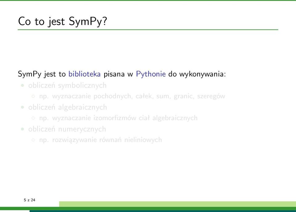 symbolicznych np.