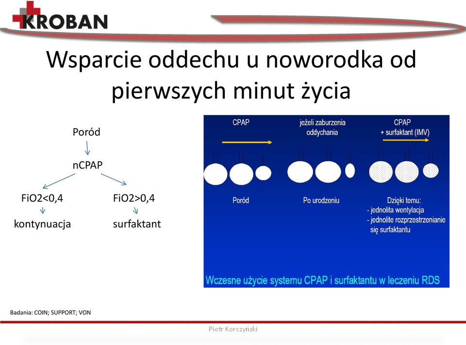 ncpap FiO2<0,4 kontynuacja