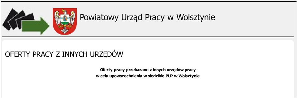 pracy przekazane z innych urzędów pracy