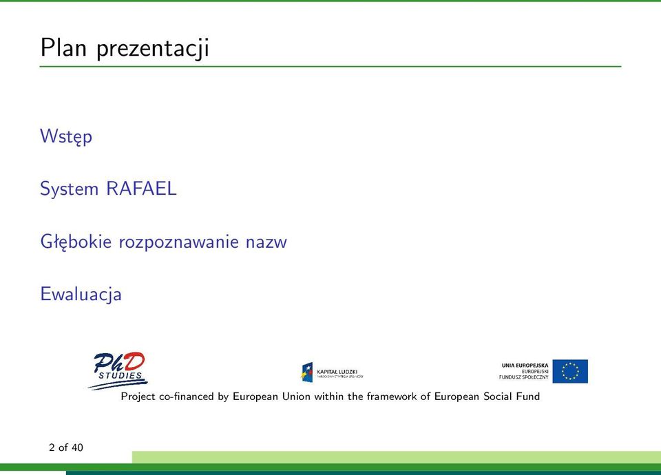 Project co-financed by European Union