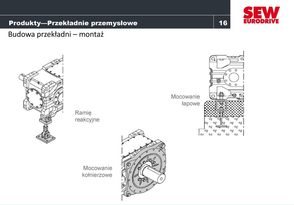 przekładni montaż Ramię