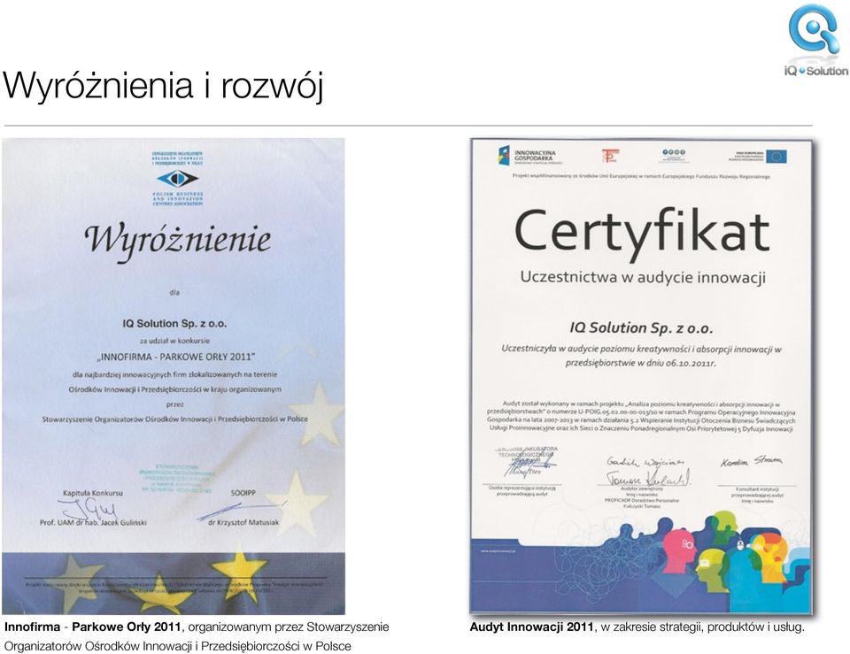 Ośrodków Innowacji i Przedsiębiorczości w Polsce
