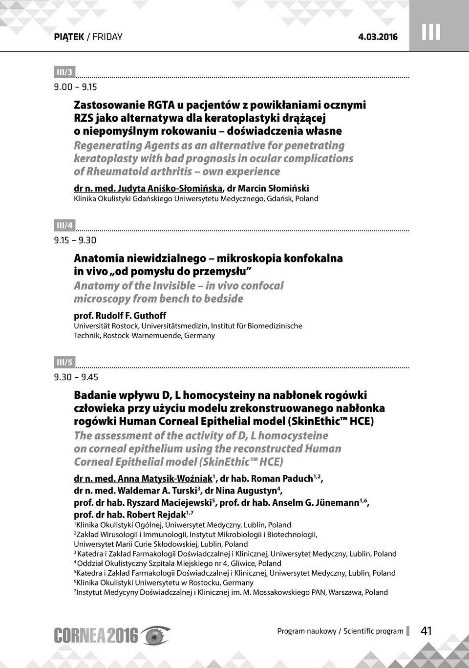 penetrating keratoplasty with bad prognosis in ocular complications of Rheumatoid arthritis own experience dr n. med.