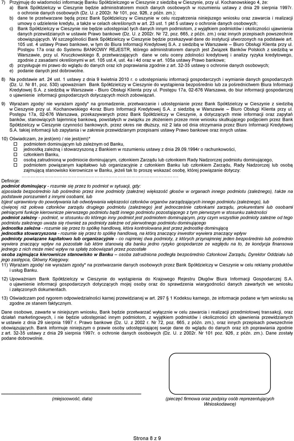 Nr 101, poz. 926, z późn. zm.