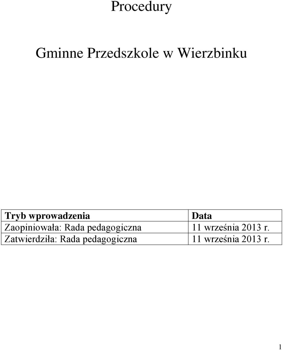 pedagogiczna 11 września 2013 r.