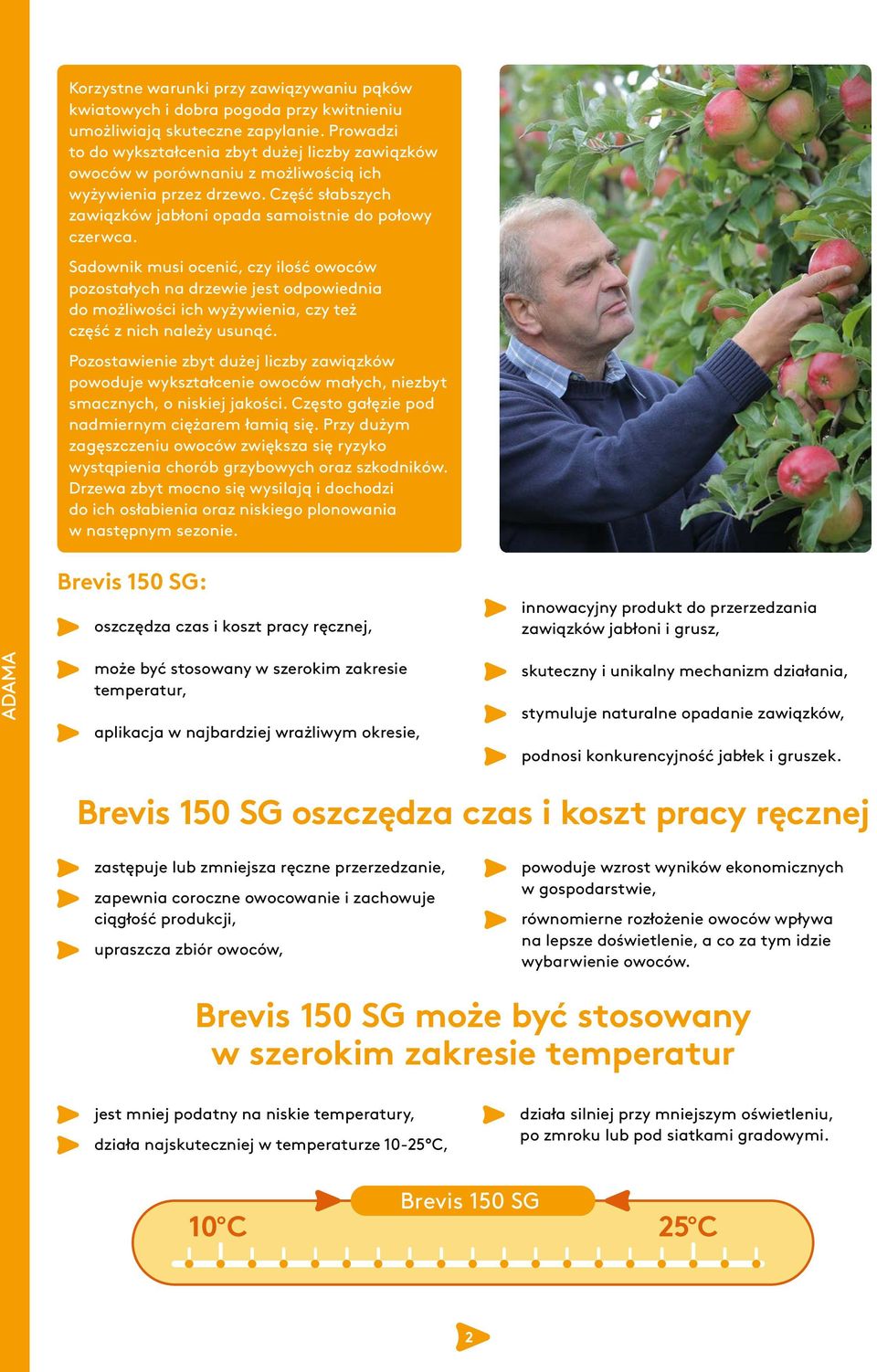 Sadownik musi ocenić, czy ilość owoców pozostałych na drzewie jest odpowiednia do możliwości ich wyżywienia, czy też część z nich należy usunąć.