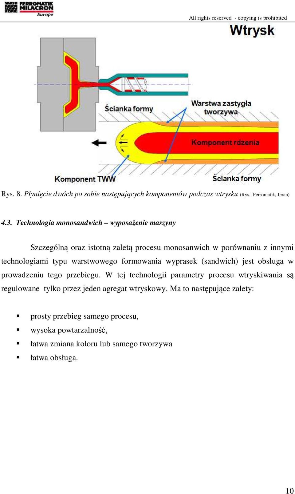 ustawianie procesu wtrysku