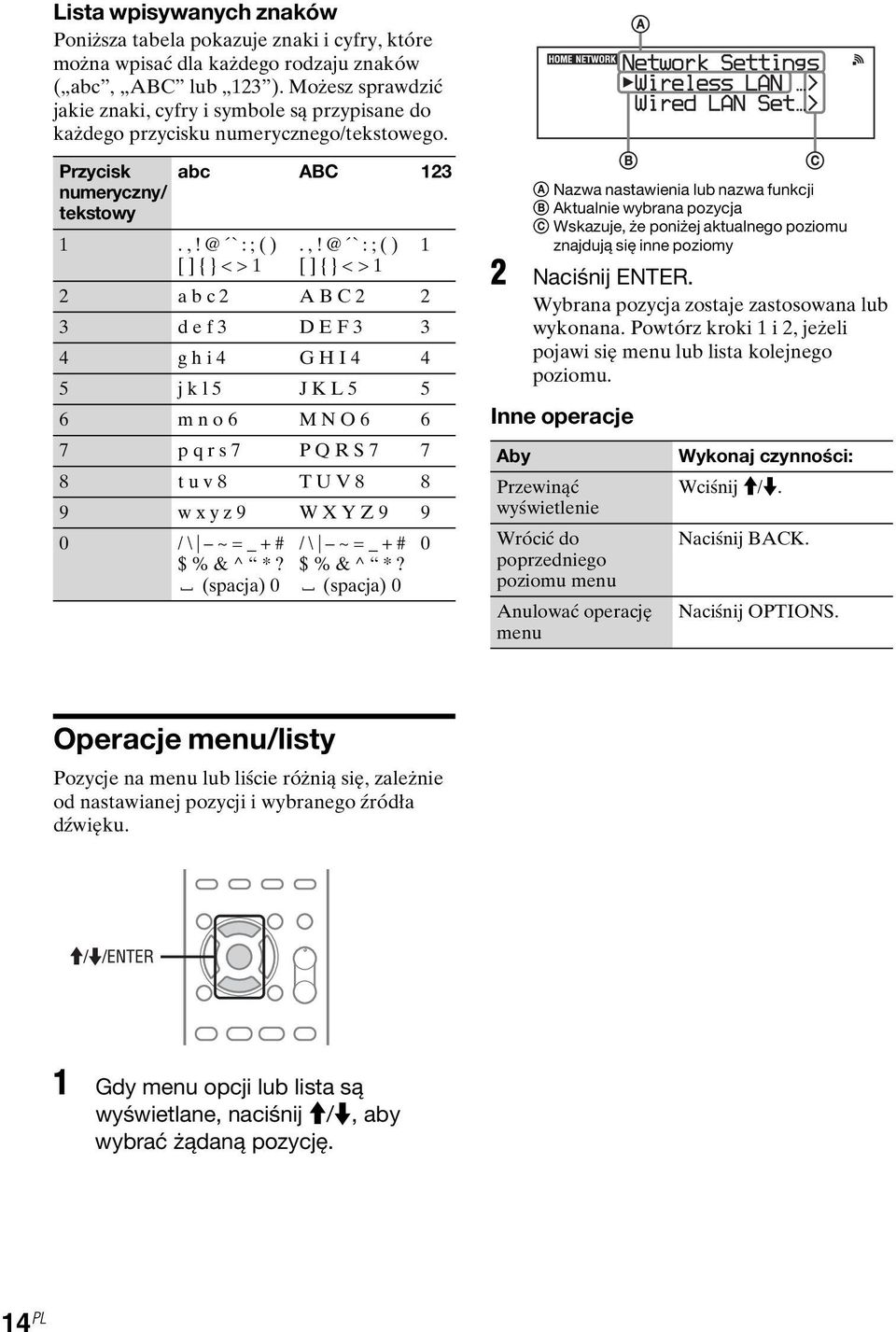 cyfry i symbole są przypisane do każdego przycisku numerycznego/tekstowego. Przycisk abc ABC 123 numeryczny/ tekstowy 1.,!