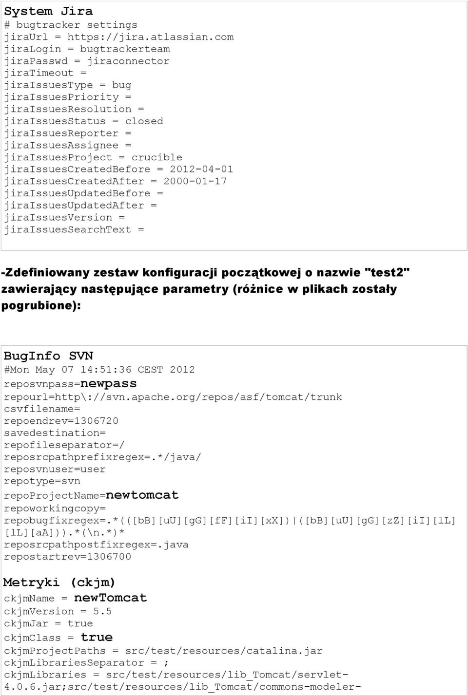 jiraissuesassignee = jiraissuesproject = crucible jiraissuescreatedbefore = 2012-04-01 jiraissuescreatedafter = 2000-01-17 jiraissuesupdatedbefore = jiraissuesupdatedafter = jiraissuesversion =