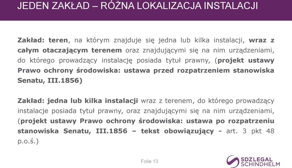 rozpatrzeniem stanowiska Senatu, III.