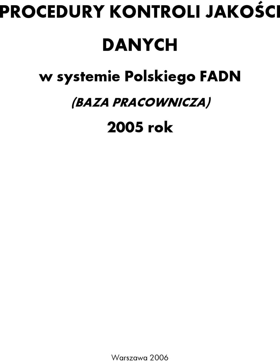 Polskiego FADN (BAZA
