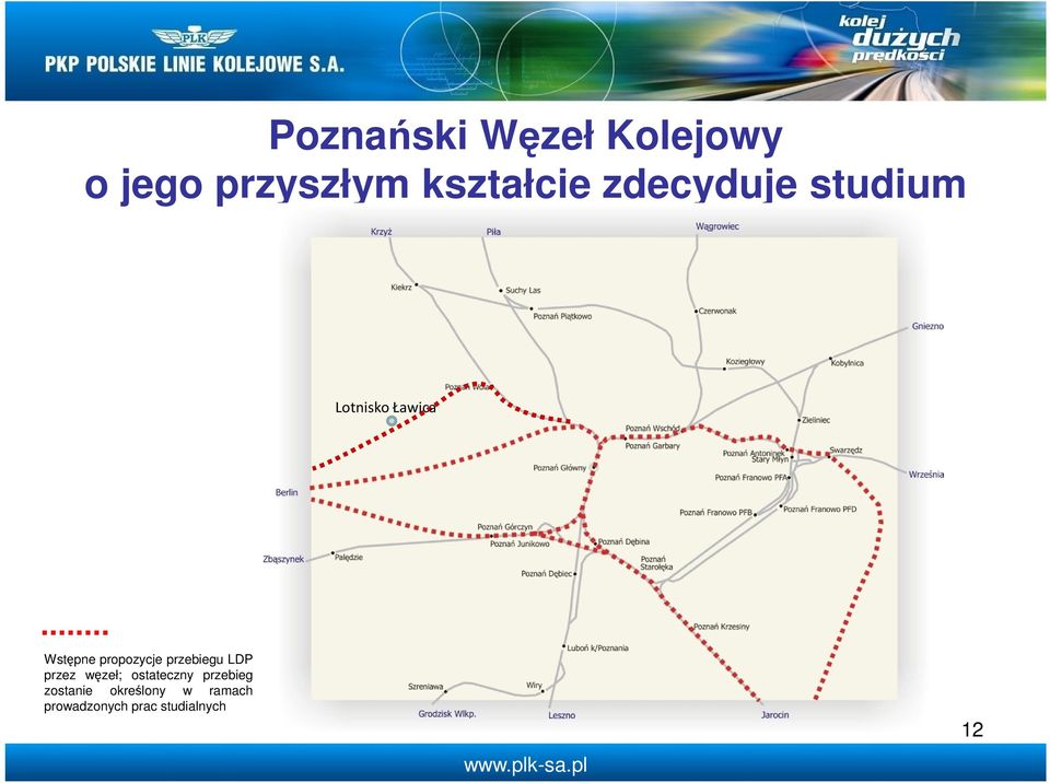 przebiegu LDP przez węzeł; ostateczny przebieg