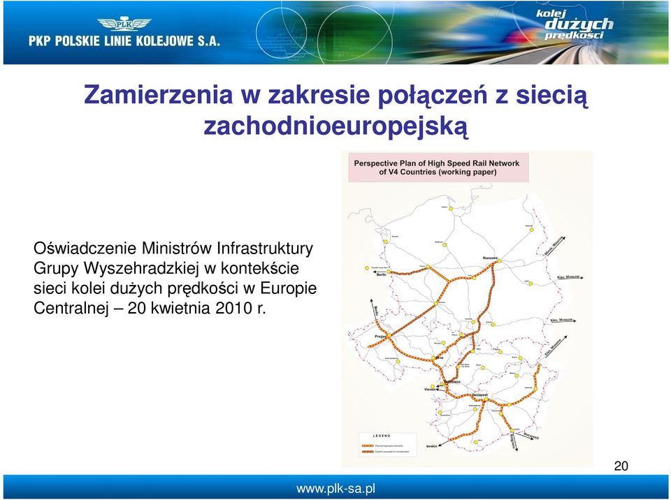 Infrastruktury Grupy Wyszehradzkiej w kontekście