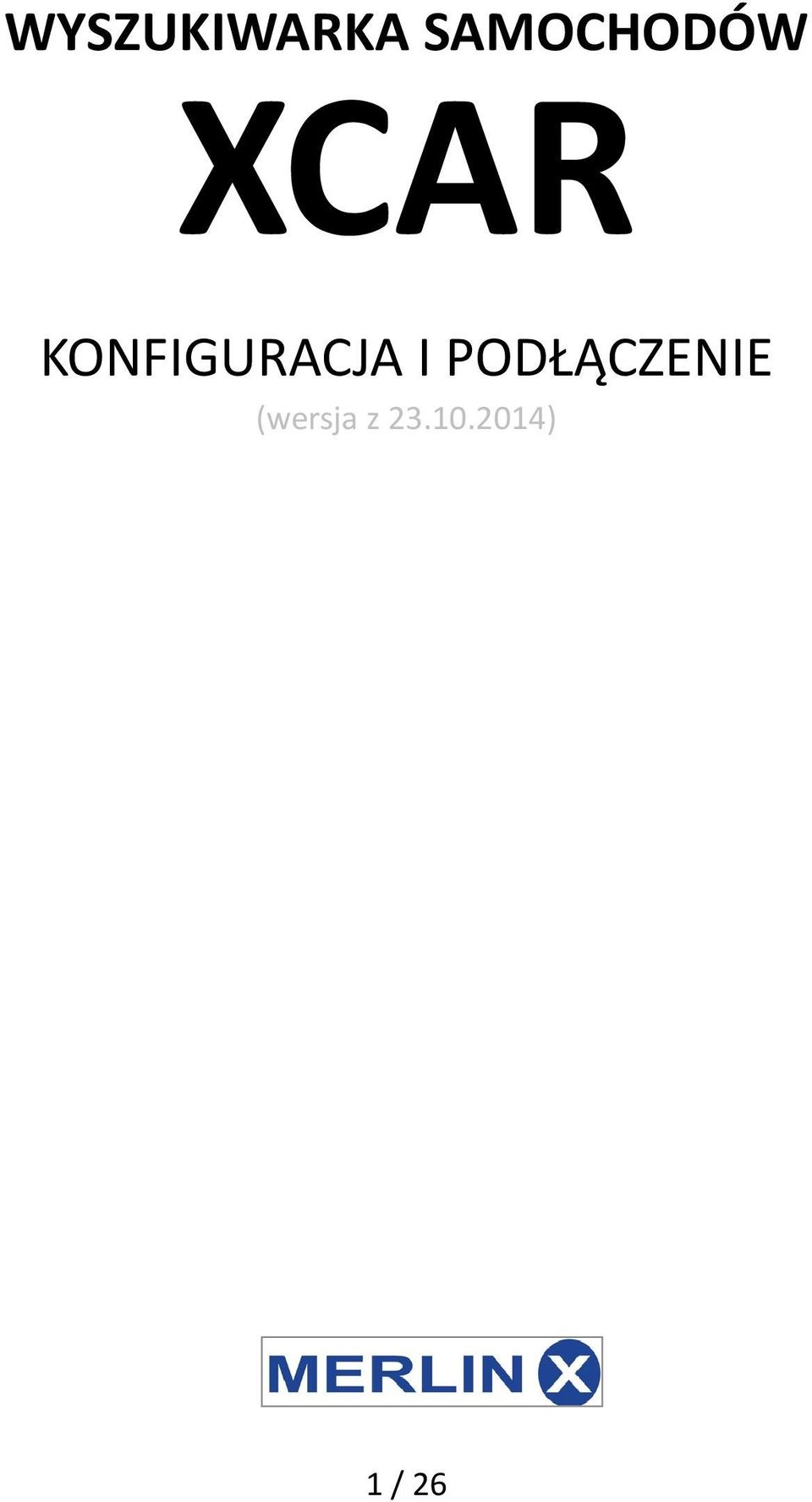 KONFIGURACJA I