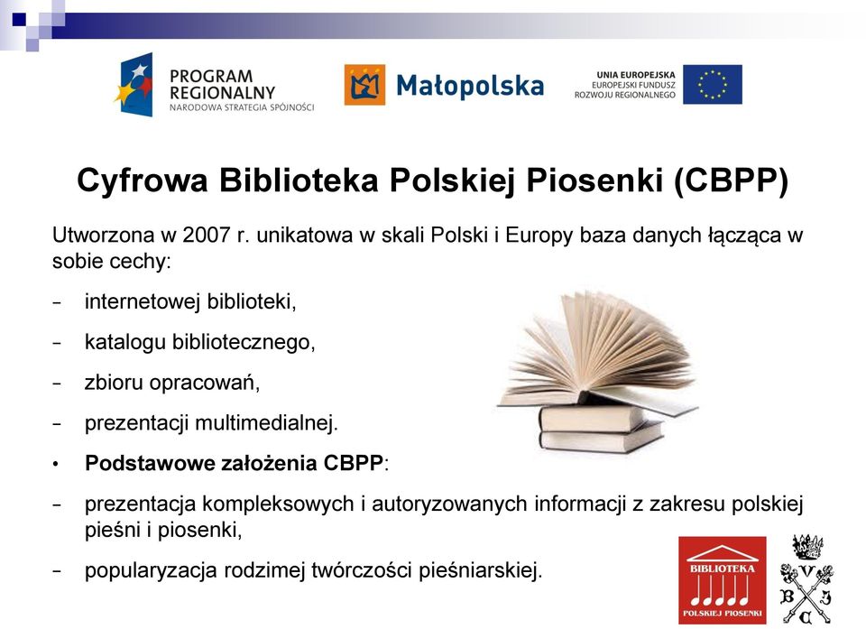 katalogu bibliotecznego, zbioru opracowań, prezentacji multimedialnej.