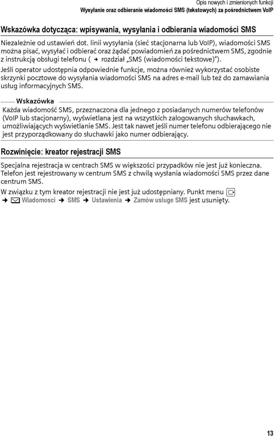(wiadomości tekstowe) ).