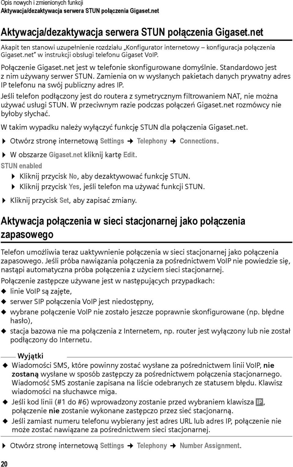 net jest w telefonie skonfigurowane domyślnie. Standardowo jest znim używany serwer STUN. Zamienia on w wysłanych pakietach danych prywatny adres IP telefonu na swój publiczny adres IP.