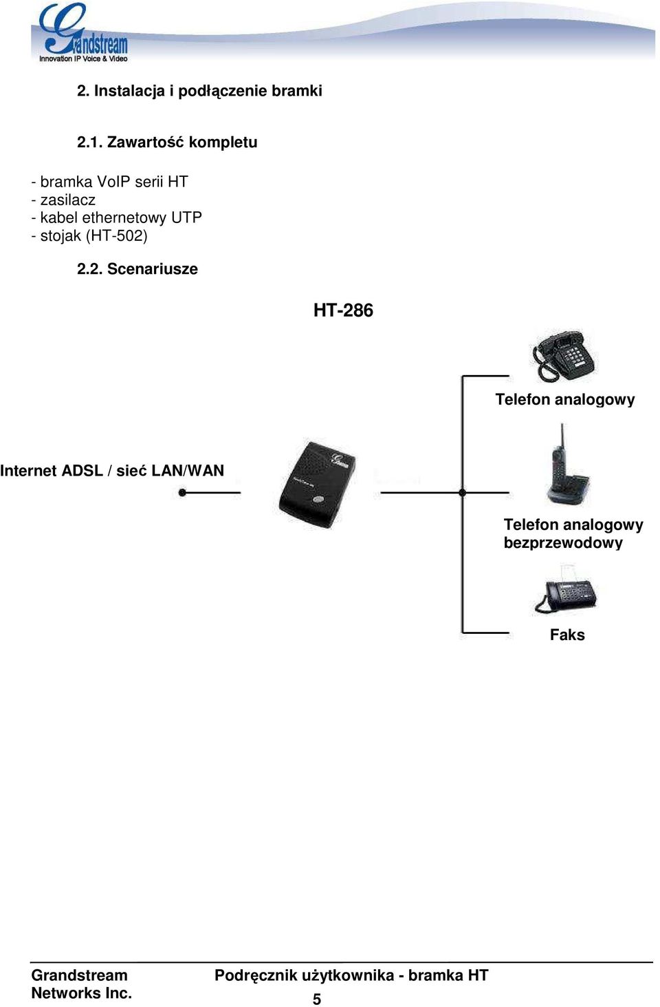 ethernetowy UTP - stojak (HT-502)