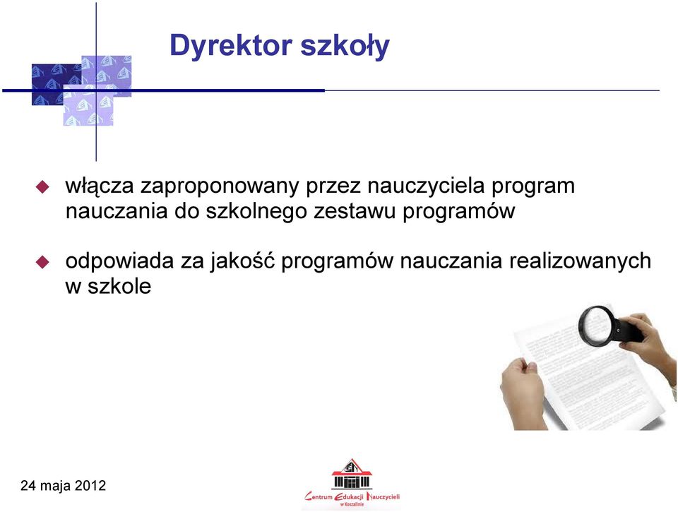 szkolnego zestawu programów odpowiada za