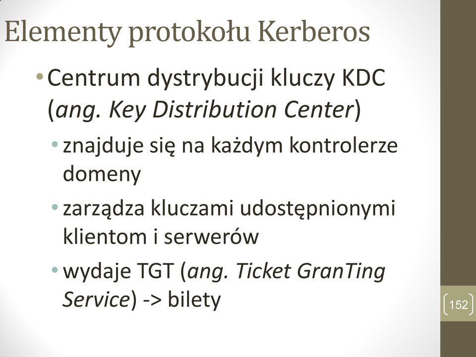 kontrolerze domeny zarządza kluczami udostępnionymi