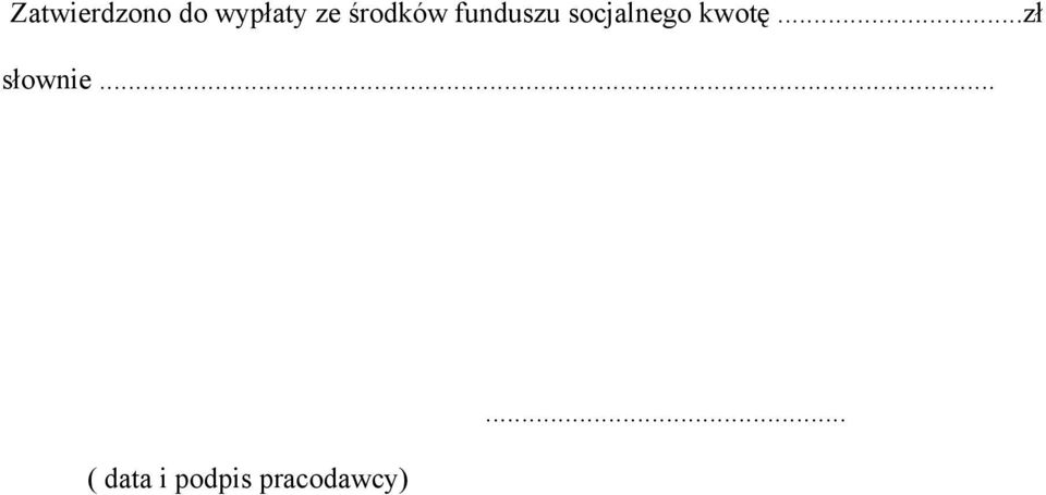 socjalnego kwotę.