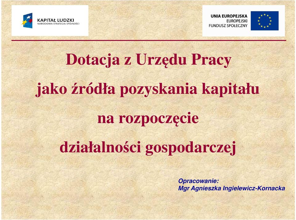 działalności gospodarczej