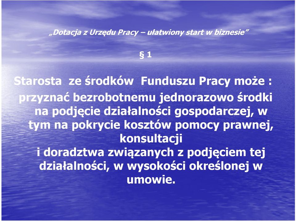 na pokrycie kosztów pomocy prawnej, konsultacji i doradztwa