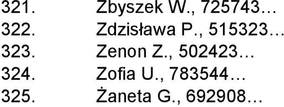 Zenon Z., 502423 324.