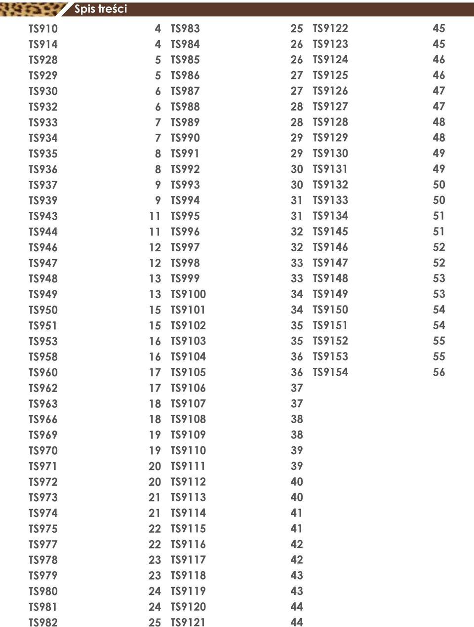 TS988 28 TS989 28 TS990 29 TS991 29 TS992 30 TS993 30 TS994 31 TS995 31 TS996 32 TS997 32 TS998 33 TS999 33 TS9100 34 TS9101 34 TS9102 35 TS9103 35 TS9104 36 TS9105 36 TS9106 37 TS9107 37 TS9108 38