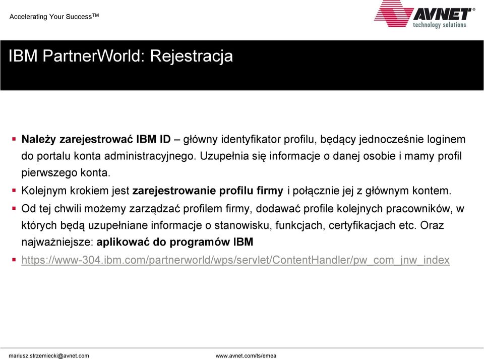 Od tej chwili możemy zarządzać profilem firmy, dodawać profile kolejnych pracowników, w których będą uzupełniane informacje o stanowisku, funkcjach,